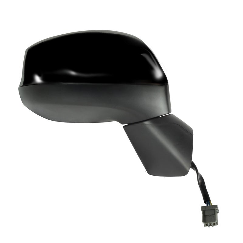 Fit System Passenger Side Mirror for Honda Civic Coupe, Sedan Model, Textured Black w/PTM Cover, Foldaway, Power - Image 1